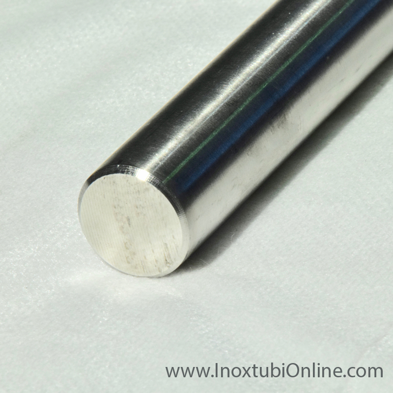 1 Pezzo Di Barra Tonda Solida In Acciaio Inox Da 500 Mm